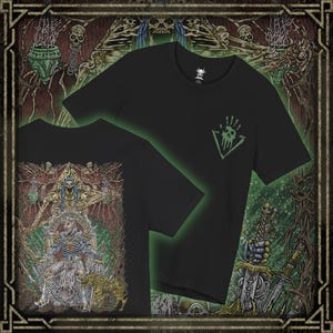 Camiseta de doble cara de Ketheric Thorm y Myrkul de Drippy Souls
