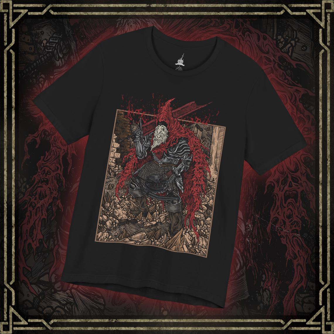 Drippy Souls Slave Knight Gael Grim T-shirt - Etsy