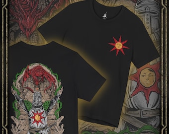 Drippy Souls Solaire of Astora Double-Sided T-Shirt