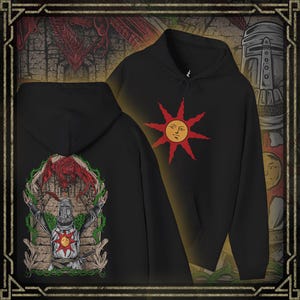 Drippy Souls Solaire of Astora Hooded Sweatshirt