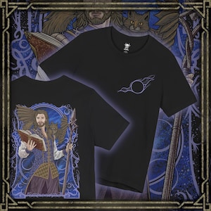Drippy Souls Gale the Wizard of Waterdeep Double-Sided T-Shirt