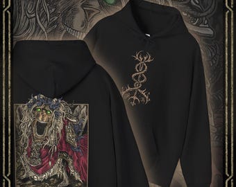 Moletom com capuz Drippy Souls Divine Beast Dancing Lion Grim