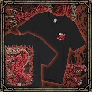 Drippy Souls Odogaron Predator of the Rotten Vale Double-Sided T-Shirt