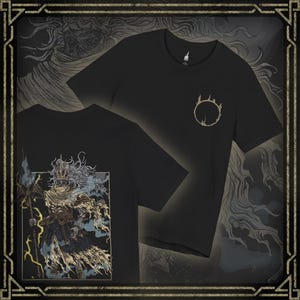 Tropfende Seelen namenloser König Grim doppelseitiges T-Shirt