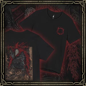 Drippy Souls Slave Knight Gael Grim Double-Sided T-Shirt