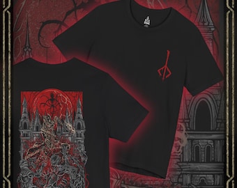 Drippy Souls Hunter of Yharnam Double-Sided T-Shirt
