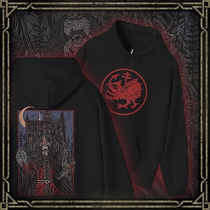 Dracula Vlad the Impaler Hooded Sweatshirt