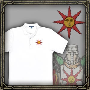 Drippy Souls T-shirt brodé Guerrier de la lumière du soleil