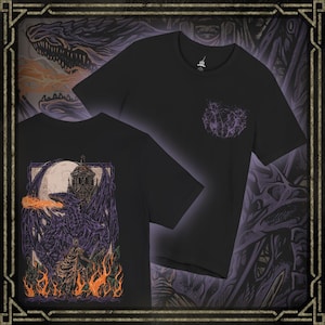 Drippy Souls Darkeater Midir Dubbelsidig T-shirt