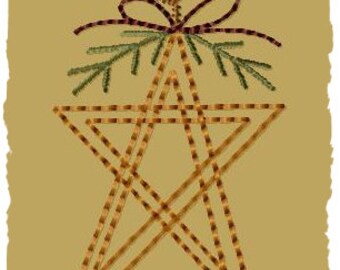 Christmas Ornament 2--4x4--INSTANT DOWNLOAD