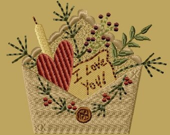 Love Letter- Version 1 - 4x4--INSTANT DOWNLOAD