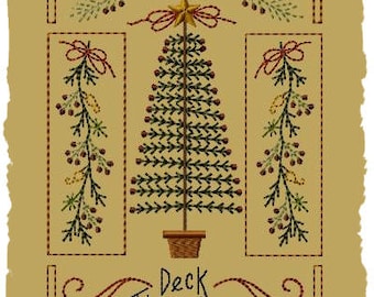 Deck The Halls--5x7--INSTANT DOWNLOAD