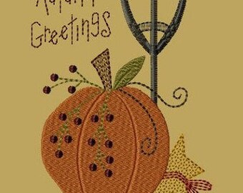 Autumn Greetings-Version 1--5x7-INSTANT DOWNLOAD