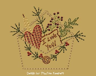 Love Letter- Version 2 - 4x4--INSTANT DOWNLOAD