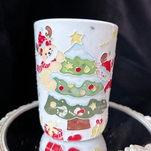 Handmade Ceramic Christmas Espresso Cup - Festive Tea Cup and Mug Gift Ideas