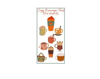 Cozy Beverage Low Income Savings Challenge, A6 3 x 6 Printable PDF