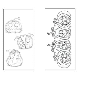 Ghoulish Pumpkin Savings Challenge Low Income, A6 3 x 6 Printable PDF