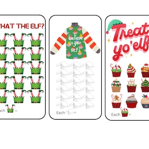 Elf Savings Challenge Bundle, A6 Printable PDF