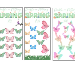Spring Time Spar-Challenge, Doppelt oder Nichts, A6 3 x 6 Printable PDF