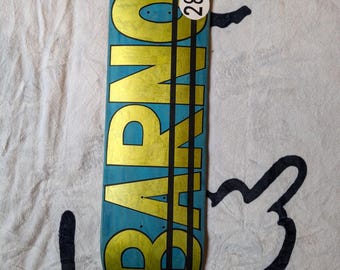 arte murale skateboard dipinta a mano