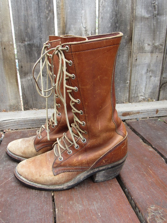 custom lace up cowboy boots