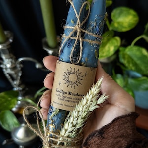 Velas rituales de equilibrio emocional, crecimiento espiritual, inspiración y verdad / Velas de curación botánica imagen 1