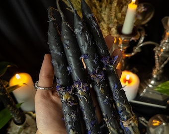 Ancestral Flame Ritual Candles | Protection, Remembrance, Healing Spell Candles, Samhain Altar Decor