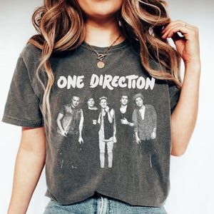 Chemise One Direction, T-shirt Heavy Metal Direction, Chemise One Direction métal, Chemise Liam Payne, Album 1D Midnight Memories, T-shirt de fan 1D
