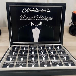 Juno Söz Nişan Damat Bohça Çikolatası