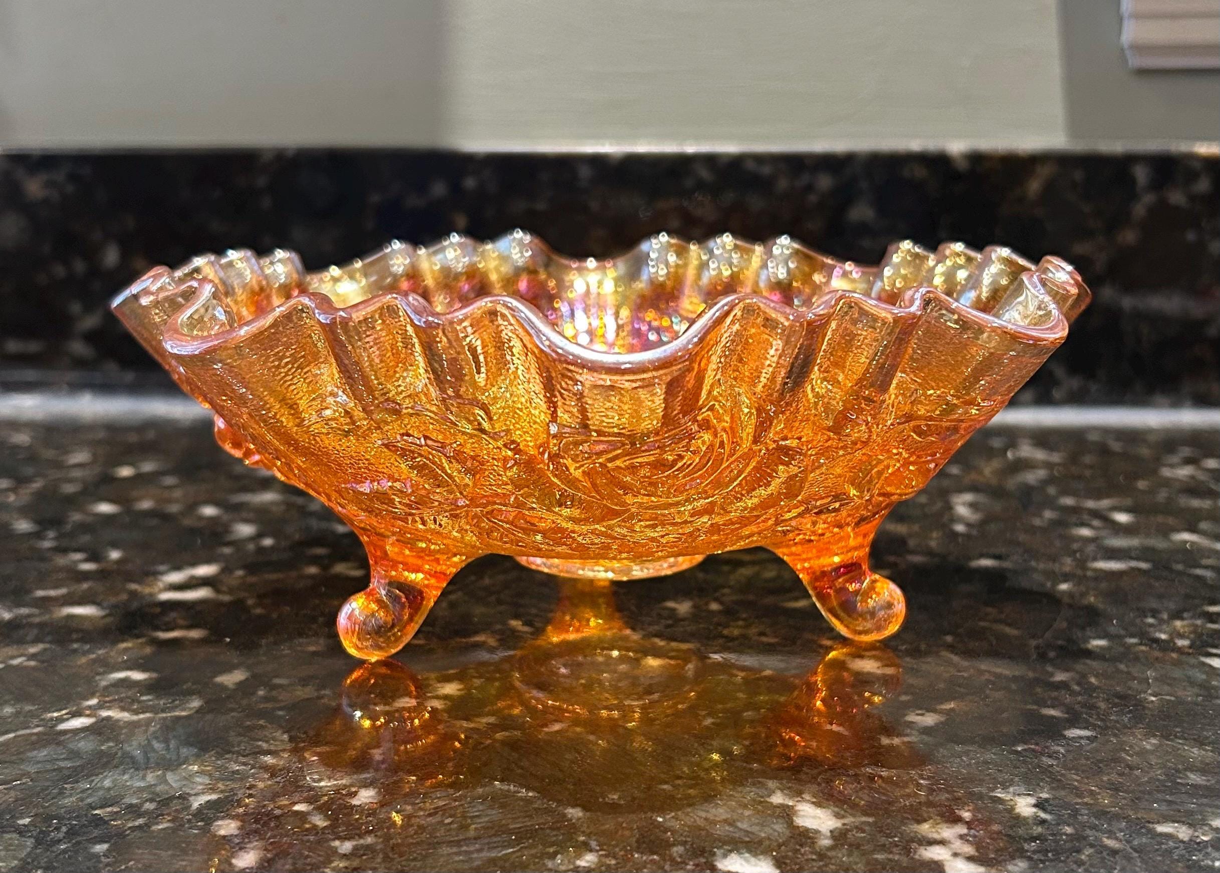 Rainbow Carnival Glass - Etsy