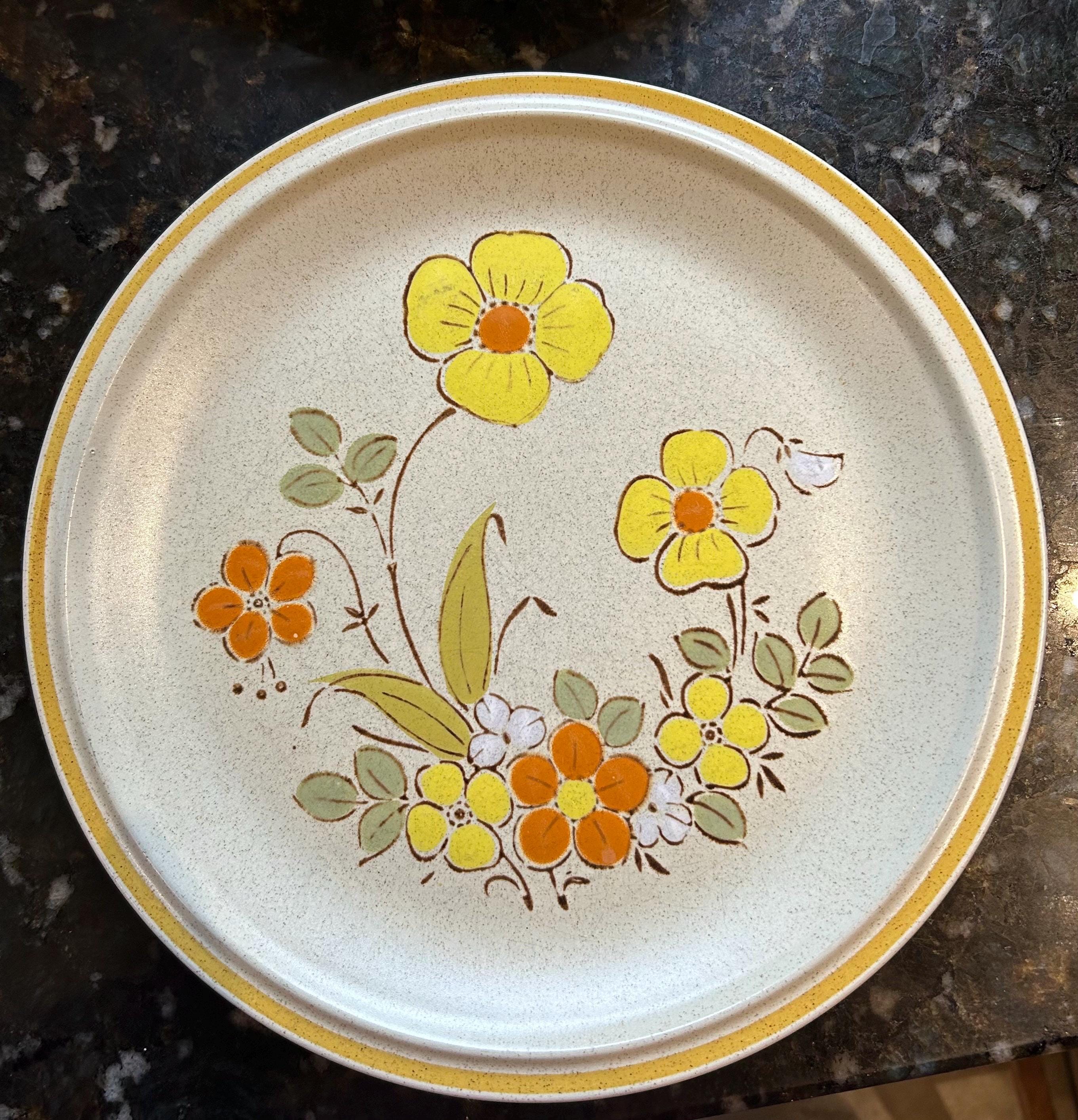Hand Painted Hearthside Garden Festival Plates Hearthside Garden