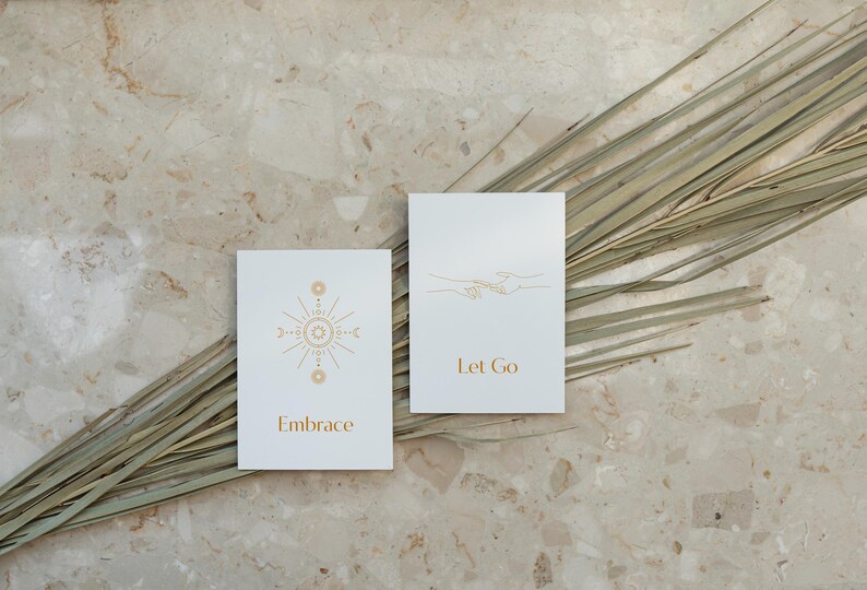 Editable Mindfulness Card Deck Canva Template, Mindfulness & Journaling ...