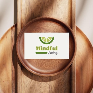 Jeu de cartes modifiable sur l'alimentation en pleine conscience, outils de ressources sur la santé mentale, alimentation émotionnelle, coach en nutrition, note de soutien, psychoéducation