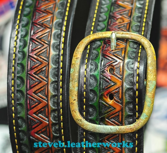 custom leather belts