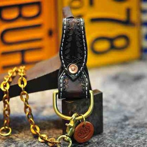 El Prospector - combo Fob de cinturón y cartera cadena