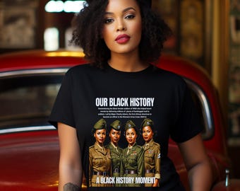 Ropa del Mes de la Historia Afroamericana, camiseta Six Triple Eight de Charity Adams: Un momento histórico
