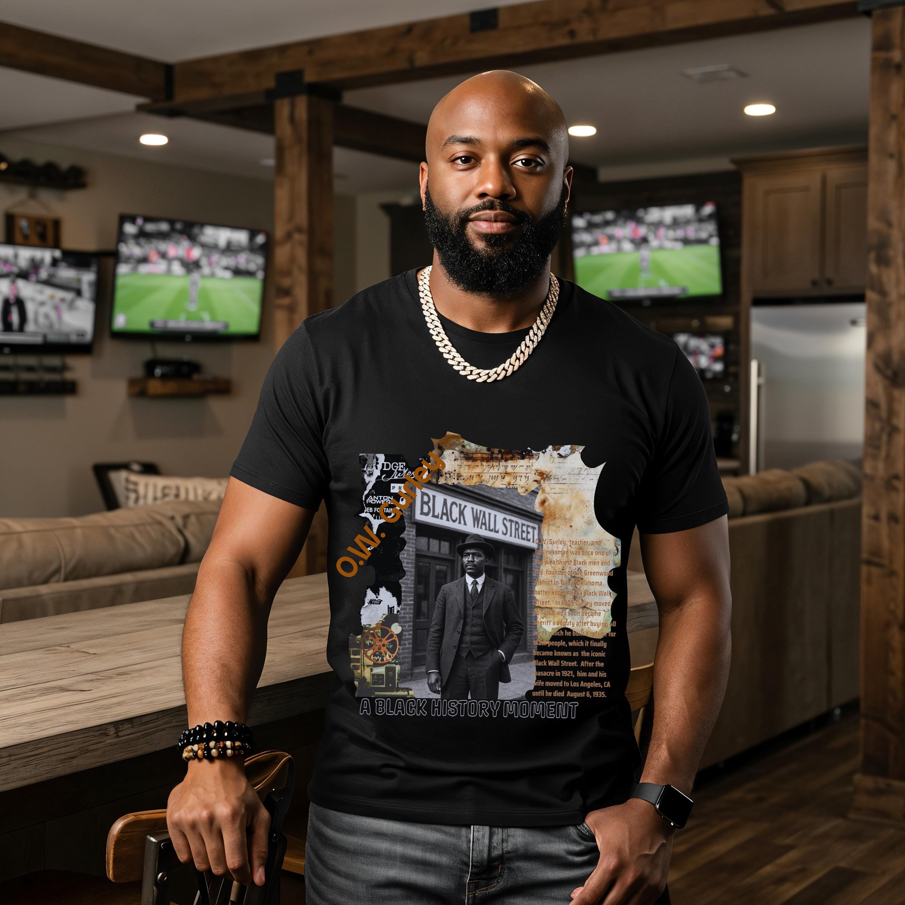 Black Wall Street Historical Collage T-shirt | Tulsa Greenwood