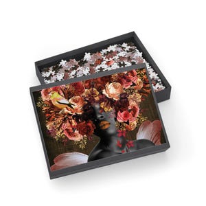 Puzzle, 1000 pièces d&#39;art afro-américain, Petite entreprise noire, Divertissement culturel noir, Jeu de puzzle avec oeuvres d&#39;art personnalisées,