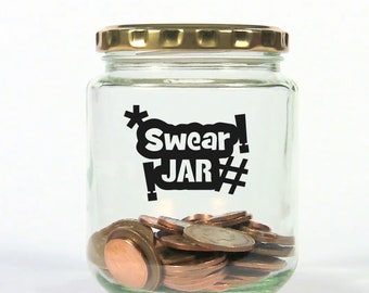 swear jar label etsy