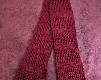 Crocheted Handmade Scarf Etsy