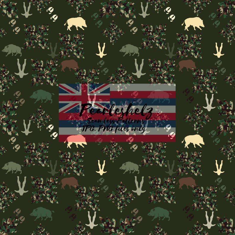 Boar Hunter Seamless Pattern - Etsy