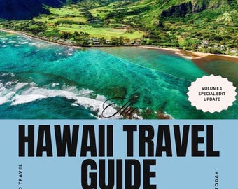 REISGIDS HAWAII pdf, Oahu, Maui, Kauai, Big Island Itinerary, 4 Island Vacation planner, Hawaii reisgids, digitale download.