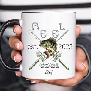 Reel Cooler Dad Angeln Becher, Angeln Geschenke, Fischer Ästhetik, Becher für Papa