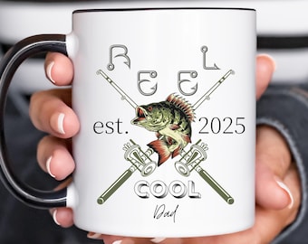 Reel Cool Dad-vismok, viscadeaus, visseresthetiek, mok voor papa