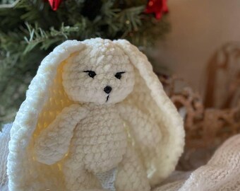 Handmade Amigurumi Bunny, Crochet Soft Toy, Baby Gift