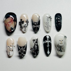 Nine Inch Nails Nail Set - Etsy