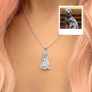 Collar con retrato personalizado de mascota, collar con nombre de mascota personalizado, collar con foto de perro, regalo conmemorativo para perros/gatos, regalo por la pérdida de una mascota, regalo para el Día de la Madre imagen 2
