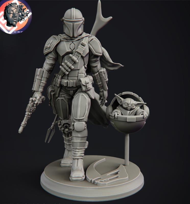 Miniatura Enhanced Trooper Capitano Star Wars, Stampa 3D In Resina Per Legion