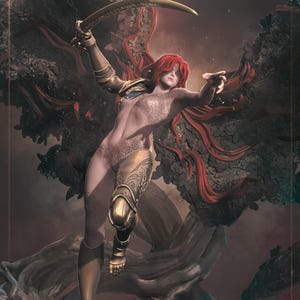 Malenia Goddess of Rot - Elden Ring 3D STL Files Hiqh Quality Results For Every 3D Printer