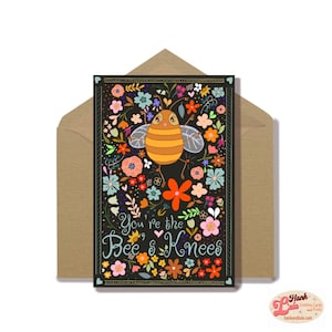 Vous avez les genoux d'une abeille - Carte de vœux pour occasions spéciales